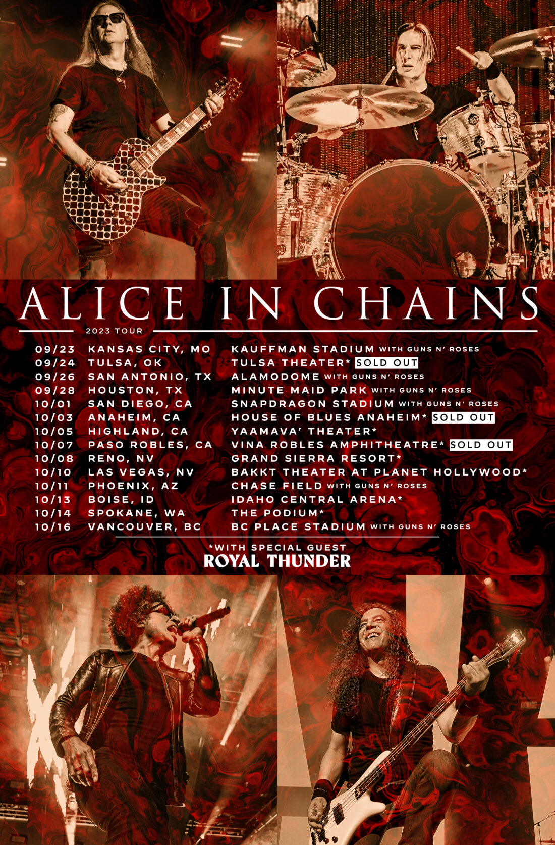 Tour Alice In Chains